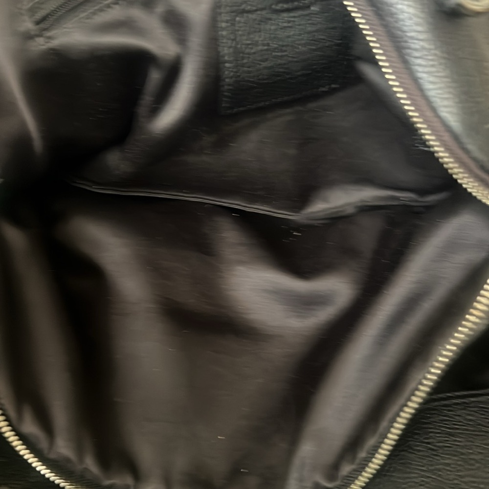 COACH Penelope Black Pebble Leather Shoulder Handbag - Picture 16 of 17